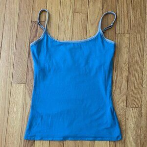 Pact Organic Cotton Everyday Shelf Bra Camisole Blue Gray Grey Size Medium